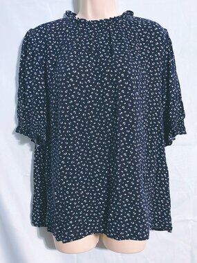 Amazon Essentials Cute Dark Blue Top Size XL